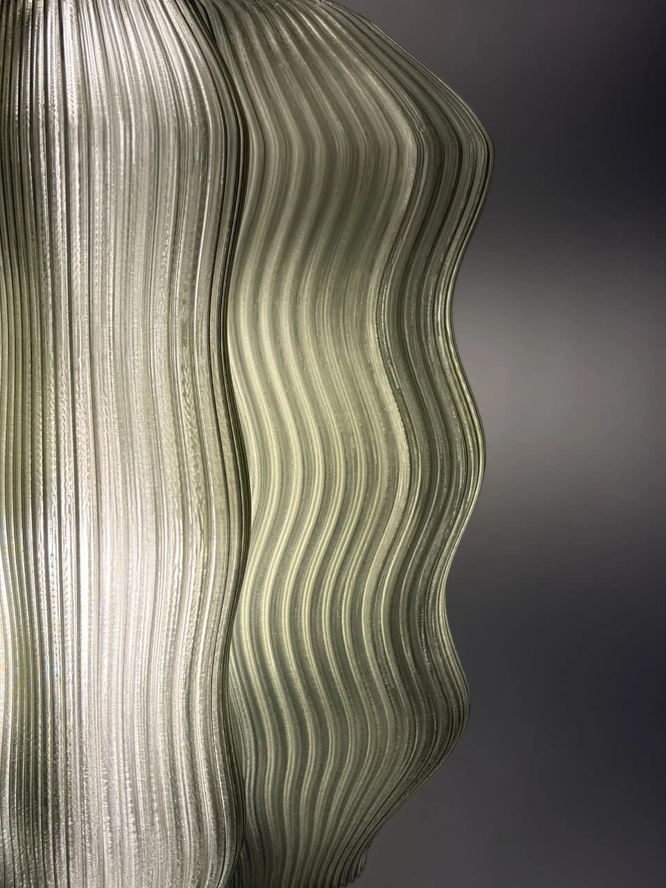 Real close-up of the switched-on Olive waves